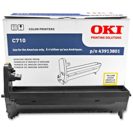Oki Oki Yellow Image Drum For C710N, C710Dn, C710Dtn - 30K 43913801